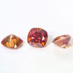 Moissanite Garnet Cushion - Image 3