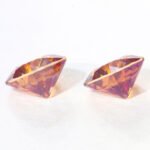 Moissanite Garnet Cushion - Image 2