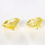 Moissanite Lemon Yellow Cushion - Image 2