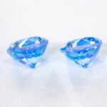 Moissanite Klein Blue Cushion - Image 2