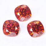 Moissanite Pigeon blood Cushion - Image 3