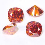 Moissanite Pigeon blood Cushion - Image 4