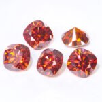 Moissanite Pigeon blood Cushion - Image 5