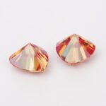 Moissanite Garnet Heart cut - Image 4