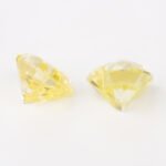Moissanite Lemon Yellow Heart cut - Image 3