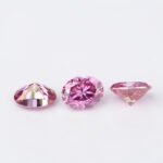 Moissanite Pink Oval cut - Image 2