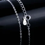 Luxury Vintage Bloom Moissanite Pendant Necklace 925 Silver - Image 5