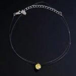 Lemon Yellow Moissanite Pendant - Mermaid's Tears 925 Silver - Image 4