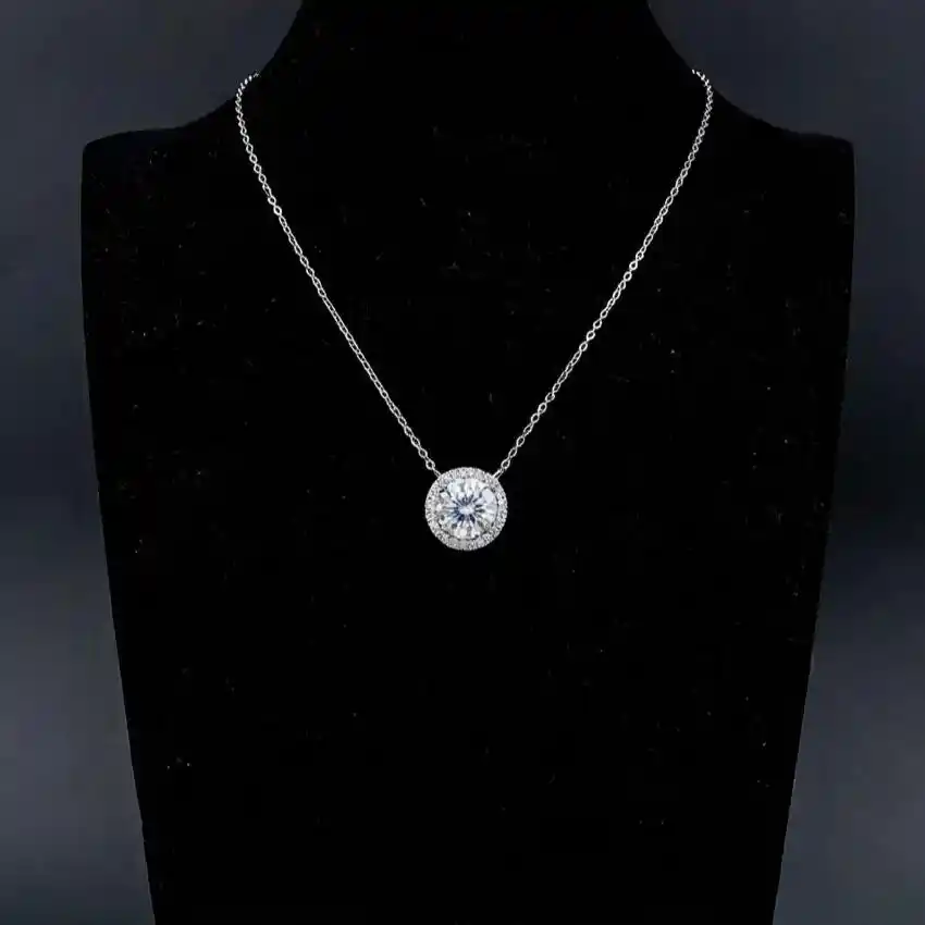 600a44c2-4f8f-48d2-aac1-6a73e5c3d375 (1) Luxury Celestial Star Coin Moissanite Pendant Necklace 925 Silver - Image 1