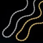 Plain 925 Silver Rope Chain Necklace 925 Silver - 18 to 24 Inch