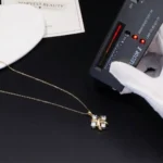 Luxury Crossed X Moissanite Pendant Necklace 925 Silver - Image 4