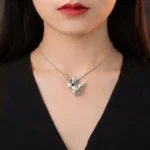 Luxury Gourd Moissanite Pendant Necklace 925 Silver - Classic - Image 5