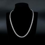 Ice Out Marquise Cut Cluster Chain Necklace - Image 2