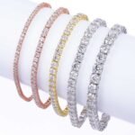2mm-6mm Moissanite Diamond Tennis Bracelet Necklace - Image 3