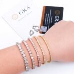 2mm-6mm Moissanite Diamond Tennis Bracelet Necklace - Image 5