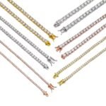 2mm-6mm Moissanite Diamond Tennis Bracelet Necklace - Image 4