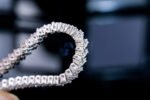 Double Row Chevron V-Shape Tennis Bracelet in 925 Sterling Silver - Image 5