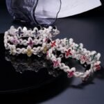 Iced Out Marquise Cut Floral Clover Chain Bracelet - Image 5