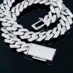 16mm 3-Row Cuban Chain Angle Shape Moissanite Iced out bracelet necklace