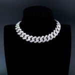 16mm 3-Row Cuban Chain Angle Shape Moissanite Iced out bracelet necklace - Image 6