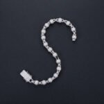 Full Micro Pave Ball Link Bracelet for Men & Women - Image 4