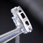 Luxury Carousel Horse Moissanite Pendant Necklace 925 Silver - Image 6