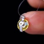 Lemon Yellow Moissanite Pendant - Mermaid's Tears 925 Silver - Image 6