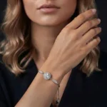 Radiant Stamen Moissanite Bolo Bracelet 925 Silver - Image 6
