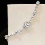 Midsummer Moissanite Station Bracelet 925 Silver - Image 3