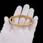 Nebula Starburst Moissanite Bangle 925 Silver - Image 3