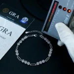 Paperclip Moissanite Station Bracelet 925 Silver - Image 4
