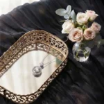Luxury Dancing Stone Halo Moissanite Pendant Necklace 925 Silver - Image 5