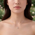Luxury Classic Four-Prong Solitaire Moissanite Pendant Necklace 925 Silver - Image 6