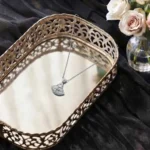 Luxury Princess Dress Fan Moissanite Pendant Necklace 925 Silver - Image 4