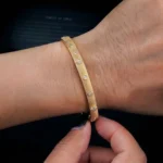 Nebula Starburst Moissanite Bangle 925 Silver - Image 4