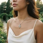 Luxury Endless Love Twist Moissanite Pendant Necklace 925 Silver - Image 5