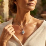 Luxury Endless Love Twist Moissanite Pendant Necklace 925 Silver - Image 4