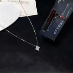 Magic Cube Moissanite Pendant Necklace 925 Silver - Image 3