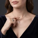 Luxury Classic Six-Prong Solitaire Moissanite Pendant Necklace 925 Silver - Image 5