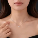 Magic Cube Moissanite Pendant Necklace 925 Silver - Image 5