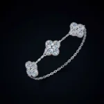 Falling Star Moissanite Charm Bracelet 925 Silver