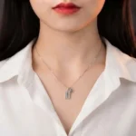 Luxury Paved Abacus Wealth Moissanite Pendant Necklace 925 Silver - Image 5