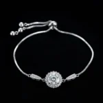 Radiant Stamen Moissanite Bolo Bracelet 925 Silver