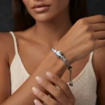 Allure Solitaire Moissanite Bolo Bracelet 925 Silver - Image 6