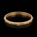 Nebula Starburst Moissanite Bangle 925 Silver
