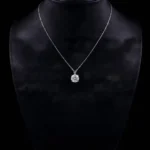Luxury Classic Four-Prong Solitaire Moissanite Pendant Necklace 925 Silver - Image 4