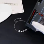 Fluttering Butterfly Moissanite Bracelet 925 Silver - Image 3