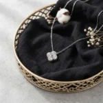 Luxury Sparkling Clover Halo Moissanite Pendant Necklace 925 Silver - Image 4