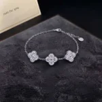 Falling Star Moissanite Charm Bracelet 925 Silver - Image 3